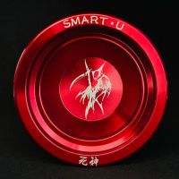 超长睡眠竞技专业悠悠球火力少年王比赛专用溜溜球儿童玩具yoyo球 死神红[金属球]