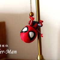 蜘蛛 有磁力 Q版公仔 车载摆件模型 脚板超强磁力!头罩是布制的!!