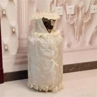 {蕾丝布防水煤气罐罩煤气瓶防尘罩液化气钢瓶罩燃气瓶保护套 亮片煤气罐罩5公斤