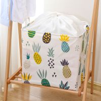 被子收纳袋衣物多功能家用整理袋装被子防潮特大号棉被衣服防尘袋 彩色菠萝 颜色随机小号50L[一只装]