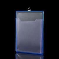 A4磁性档案盒贴磁收纳磁性文件盒壁挂资料盒可悬挂式展示盒可吸附 A4挂钩竖向单钩文件盒