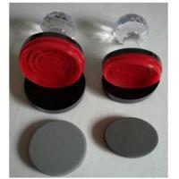 HB光敏章料 含7毫米光敏垫 各种光敏印章料批发 50光敏圆5套(壳+垫)