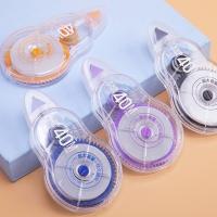 晨光大容量修正带40米简约风涂改带学生用大容量透明改正带女初中 PET透明膜带40米/单个装