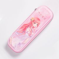 小学生简约防摔笔袋ins日系大容量幼儿园男女孩儿童文具盒铅笔盒 788奇迹暖暖粉色(无赠品)
