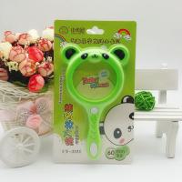 小学生放大镜学习用品儿童幼儿园科学实验玩具昆虫观察器女孩卡通 绿色