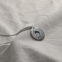 小王子项链男2021年新款女ins嘻哈风轻奢小众设计感配饰男士吊坠 小王子扁链60CM