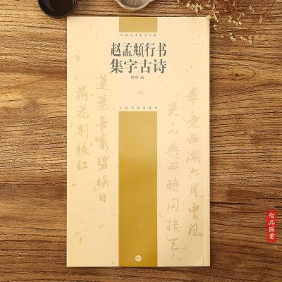 赵孟頫行书集字古诗 中国古诗集字字帖系列 程峰编 简体旁注软笔毛笔行书书法练字帖行书碑帖上海书画出版社