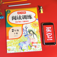 2021春新版读书吧阅读训练 小学二年级下册同步考点名著培优彩绘版2年级下学期课外书同步练习阅读理解专项神笔马良七色花开