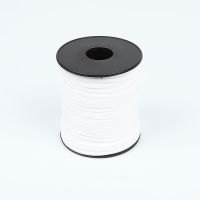 绒皮绳鹿皮绳韩国绒扎带绳礼物盒绑扎绳手环绳项链绳编织绳材料 白色[3mm*约46米/卷]