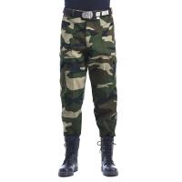 迷彩裤工作裤男宽松耐磨干活裤子春夏高腰直筒长裤劳保大码工装裤 大花 [1条] M [80-95斤穿]
