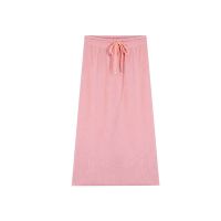 甜酷炸街套装裙两件套夏季2021新款减龄洋气披肩t恤+包臀半身裙潮 2287粉色半身裙 M
