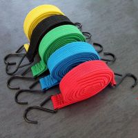 自行车绑带捆绑绳摩托车行李绑带弹力绳捆扎带货架电动车捆扎绳子 纯色1米长 1条