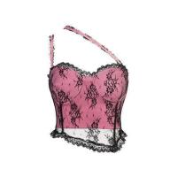 2021春季新款潮蕾丝拼接辣妹吊带背心女外穿潮流蹦迪抹胸短款上衣 粉色 S 收藏优先发货