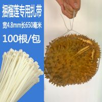 10系尼龙扎带一米超长加宽超大勒死狗可重复使用扎带捆玉米杆扎带 捆榴莲专用5x650 100根 白色