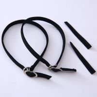 免系鞋带女鞋带扣防掉跟懒人束鞋带高跟鞋子不跟脚防掉带神器带女 绒黑色 标准版