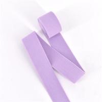 3.8cm双面加厚双斜纹宽松紧带弹力扁皮筋裤腰橡筋绑带辅料腰带4cm 浅紫色2米