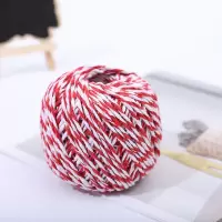 粽子线包粽子线粽绳粽线绑粽子线棉绳棉线捆扎绳香肠双色线绳专用 红白 8个装
