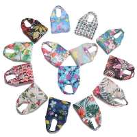 日韩便携印花子母袋大容量折叠购物袋防水收纳袋跨肩牛津布包 子母袋颜色随机