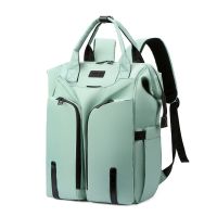 高品质妈咪包双肩母婴包包2020新款时尚妈咪包宝妈外出包妈妈背包 绿色