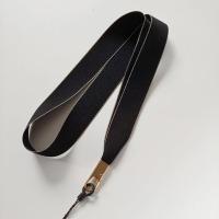 原创简约结实耐用不勒脖挂脖绳手机壳相机钥匙手腕短挂绳饰宽带女 黑色 短款