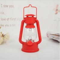 太阳能马灯多功能可充电手提灯帐篷野营灯超亮家用led迷你手电筒 红色小马灯(电池款/不能充电)