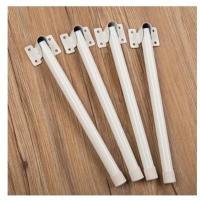 餐台脚炕桌桌脚小桌子简易桌桌架铁五金配件彩色折叠桌腿支撑腿桌 圆腿白色 27公分 套餐一