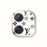 苹果12镜头膜iPhone12pro后摄像头贴12mini/12promax卡通防刮摔潮 iPhone 12 白底Lv
