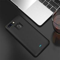 OPPOA7x背夹电池R11S专用充电宝r15梦境版超薄支持指纹手机壳mah A7/A7x[送数据线]磨砂黑