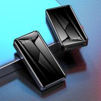 共享自带四线20000毫安充电宝大容量快充移动电源10000毫手机通用 炫酷黑 标配版+数据线 10000毫安