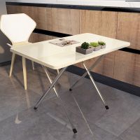 折叠桌出租房桌子ins折叠小饭桌小桌子吃饭户外家用简易摆摊方 经典版颜色随机60*40-50高