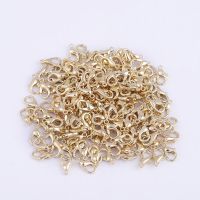 [颜色齐全]DIY饰品配件 常用302龙虾扣串珠材料 手链扣项链扣 KC金 50个装