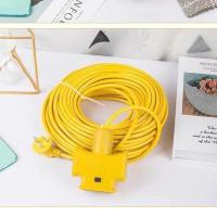 电动车充电线延长线插排长线插座超长摔不烂拖线板插板带线不带线 */.-加大线芯1.5平带指示灯 半成品需要自己接线