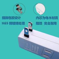 插头插座日本转换器迷你插排二孔薄电视接线板一分二三四创意插排