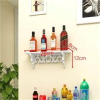 置物架卧室收纳整理免打孔壁挂式收纳盒墙壁装饰架厨房客厅多功能 装饰架28CM 瓷砖玻璃（黏贴款）