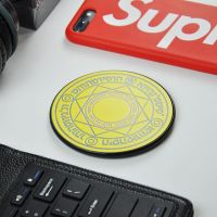 魔法阵无线充电器OPPO苹果华为vivo小米三星安卓手机通用快充接收 请看完详情介绍或咨询客服后 太阳黄(收藏+关注