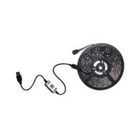 RGB灯带装饰自粘显示器氛围灯电视usb5v灯条机箱电脑桌面led变色 0.5米体验装 滴胶防水灯条+USB蓝牙控制器
