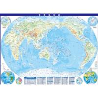 【当当网 正版书籍】世界地理地图（学生教师专用挂图） 附赠430mm*596mm大幅面世界地形图