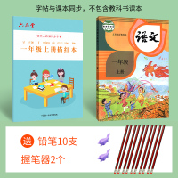 一年级二年级三年级四五六小学生同步语文字帖练字人教版上册下册 【一年级上册】送10支铅笔