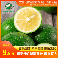 [百果园店 ]A级-海南青柠檬2斤 小柠檬小青柠皮薄多汁 500g 55-65g
