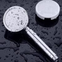 [强]增压花洒喷头套装多功能花洒喷头手持淋浴喷头一键止水 太空铝增压花洒 单独花洒头