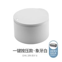 北欧桌面垃圾桶可爱家用办公桌少女卧室小号床头茶几创意客厅餐桌 象牙白