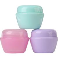 5/10/20/30导球蘑菇瓶面霜盒 膏霜瓶 化妆品包装分装瓶旅行便捷式 5克粉色[独立包装套袋] 高档蘑菇面霜盒[2个