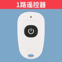 无线遥控开关接收器模块220V单路家用智能吸顶灯具免布线电源开关 1路遥控器[单拍无法遥控]