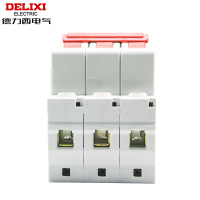 德力西小型三相断路器 空气开关DZ47S 3P63A 380v三相空开保护器 10A 3P