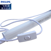 飞利浦酷毙灯 带开关插电脑学习书桌LED长条护眼台灯寝室宿舍神器 灯0.3米3.4W[黄光3000K]送开关线1.8米