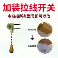 床头灯北欧创意卧室圆形led现代简约温馨带拉线开关艺术壁画壁灯 深棕色 拉线开关