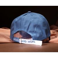 新款个性韩国侧字母棒球帽子百搭男女春秋夏天遮阳帽韩版潮鸭舌帽 蓝色 可调节