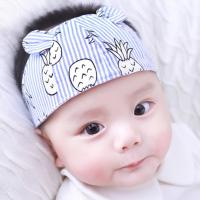 婴儿帽子夏季薄款新生儿卤门帽男宝宝帽女童凉帽婴幼儿护囟门胎帽 【菠萝-单帽】 均码：适合头围（36-44cm），建议1-