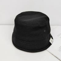 宝宝帽子春秋薄款男童帅气潮流个性男孩盆帽韩版时尚男孩春季渔夫 黑色 帽围49-52cm(推荐2-6岁) 均码