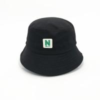 TNT时代少年团宋亚轩同款帽子男女生夏季渔夫帽N字母遮阳休闲盆帽 黑色 M(56-58cm)